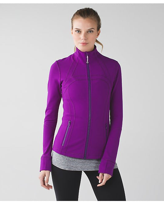 Lululemon Define jacket Tender Violet/Purple Sz12 NWT